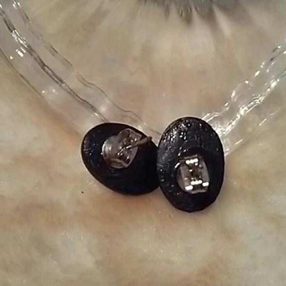 Dichroic Post Earrings - Picture 3 of 7